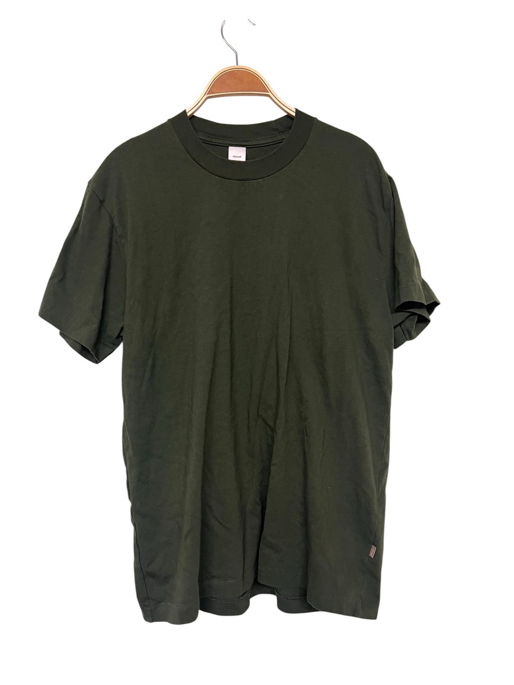 New JJJJOUND Classic Crew Neck Men's T-Shirt - Dark Green